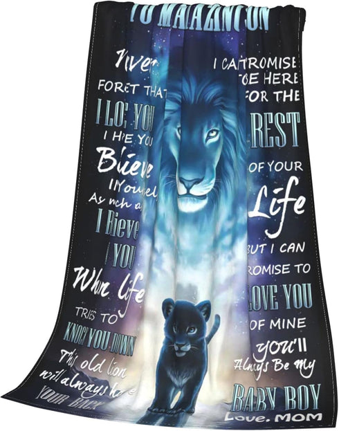from Mom Son Super Soft Throw Blanket